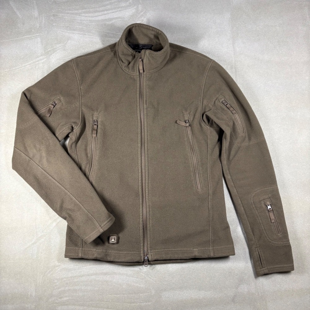 Triple Aught Design TAD Ranger LT Polartec Fleece Jacket Mens Small Brown